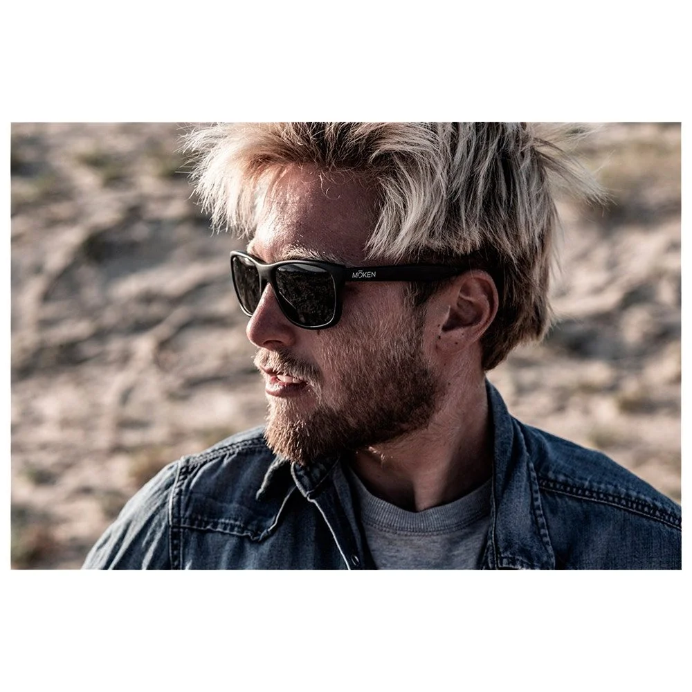 Lunettes De Soleil Moken Vision Edgar Mat Black Grey Cat.3 Polarized 5 Lunettes De Soleil Moken Vision Edgar Mat Black Grey Cat.3 Polarized – Image 3