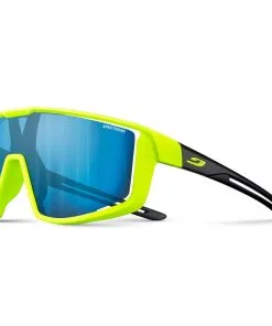 Lunettes De Soleil Julbo Fury S Jaune Fluo Noir Spectron 3 Flash Bleu