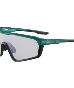 Cébé Lunettes De Soleil Cebe Asphalt Translucent Black Teal Matte Zone Vario Grey Cat.0-3 Blue