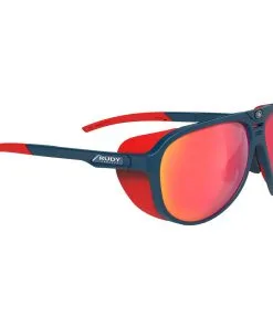 Lunettes De Soleil Rudy Project Stardash Blue Navy Matte Multilaser Red