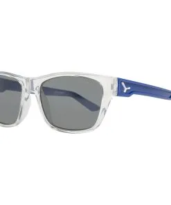 Cébé Lunettes De Soleil Cebe Hacker Shiny Translucent Clear Blue Zone Grey Cat.3 Silver