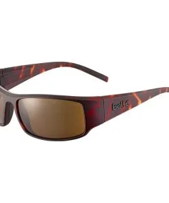 Lunettes De Soleil Bolle King Tortoise Matte HD Polarized Brown