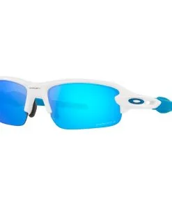 Lunettes De Soleil Oakley Flak Xxs Polished White Prizm Sapphire