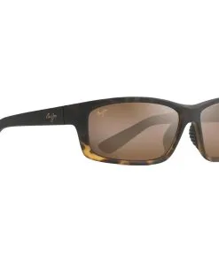 Lunettes De Soleil Maui Jim Kanaio Coast Ecaille Ombre Mat Bronze Hcl Minéral SuperThin
