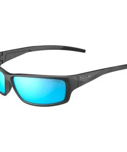 Lunettes De Soleil Bolle Cerber Black Matte Sky Blue Polarized