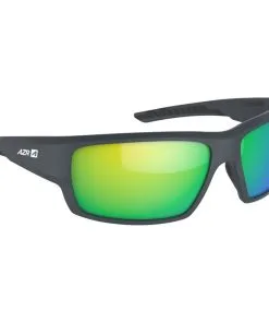 Lunettes De Soleil AZR Run Mat Gris Multicouche Vert