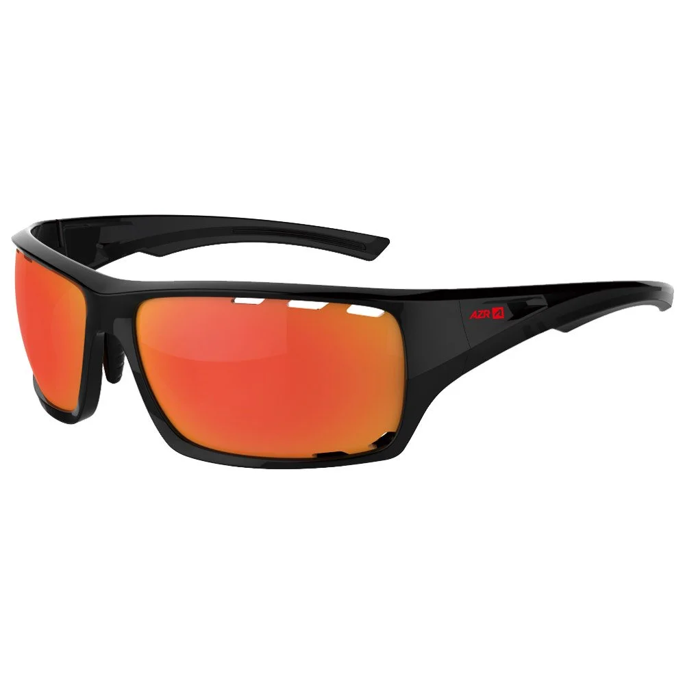 Lunettes De Soleil AZR Land Vernie Noir Multicouche Rouge 7 Lunettes De Soleil AZR Land Vernie Noir Multicouche Rouge – Image 5