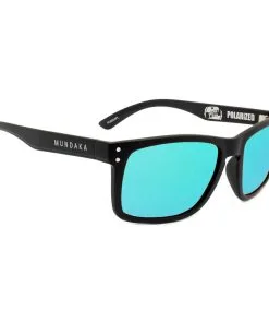 Lunettes De Soleil Mundaka Optic Pozz' Matte Black Smoke Green Revo Polarized