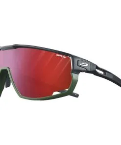 Lunettes De Soleil Julbo Rush Mat Noir Kaki Reactiv 0-3 High Contrast