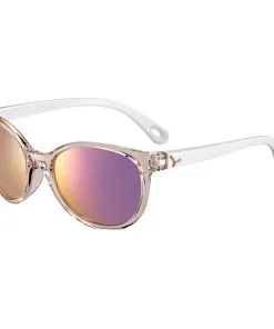 Cébé Lunettes De Soleil Cebe Ella Shiny Translucent Blush White Zone Blue Light Grey Cat.3 Pink