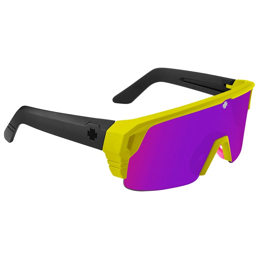 Lunettes De Soleil Spy Monolith 50/50 Matte Neron Yellow Happy Bronze Purple Spectra Mirror 6 Lunettes De Soleil Spy Monolith 50/50 Matte Neron Yellow Happy Bronze Purple Spectra Mirror – Image 4