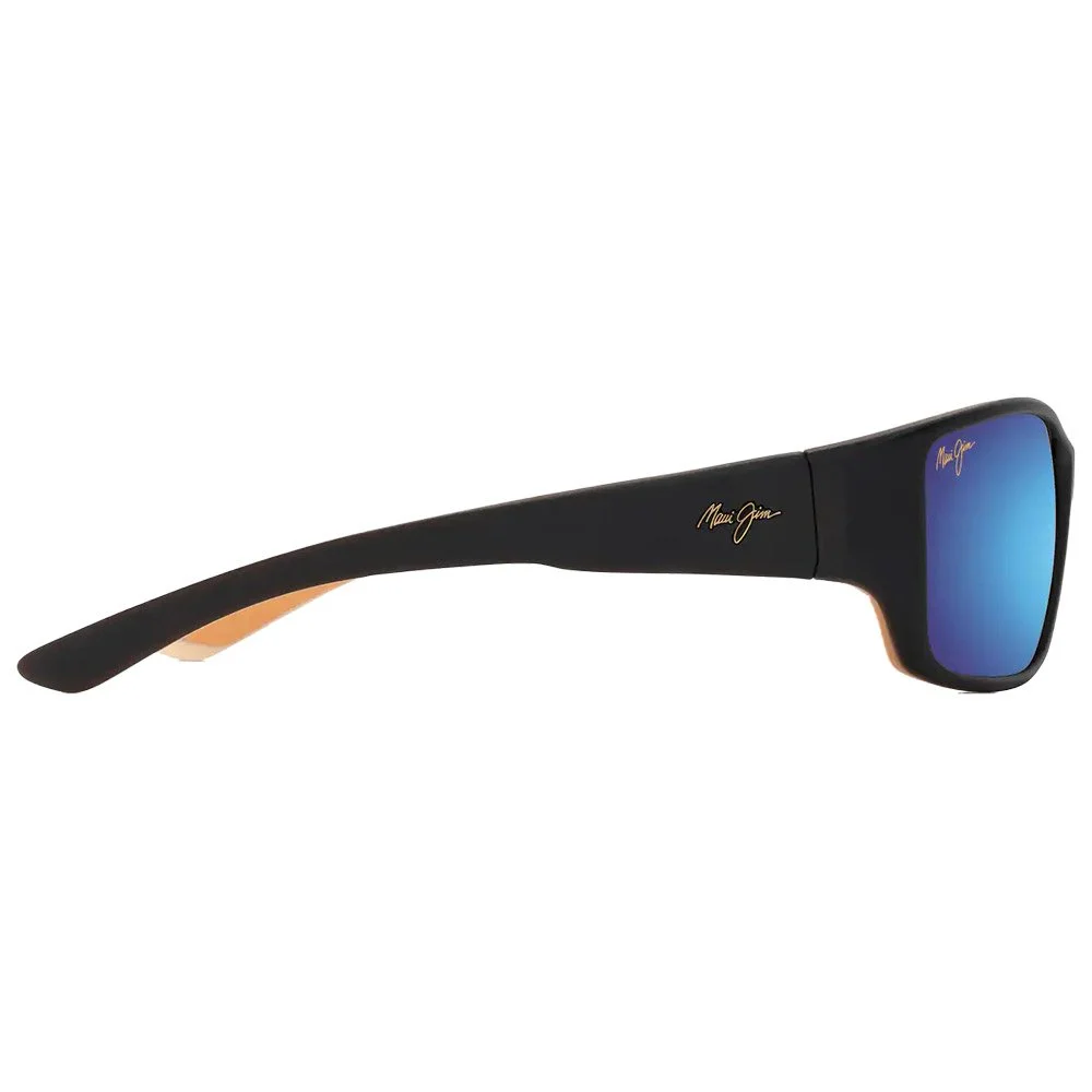 Lunettes De Soleil Maui Jim Local Kine Matte Dark Transparent Brown With Tan And Cream Blue Hawaii 4 Lunettes De Soleil Maui Jim Local Kine Matte Dark Transparent Brown With Tan And Cream Blue Hawaii – Image 2