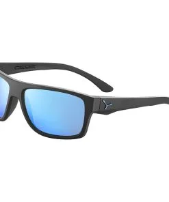 Cébé Lunettes De Soleil Cebe Empire Matt Black Metallic Blue Zone Grey Cat.3 Blue
