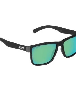 Lunettes De Soleil AZR Jack Mat Noir Multicouche Vert Polarized