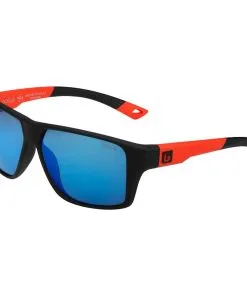 Lunettes De Soleil Bolle Brecken Floatable Matte Black Red Offshore Blue Polarized