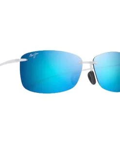 Lunettes De Soleil Maui Jim Akau Crystal Matte Mauipure Lt Blue Hawai