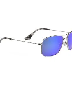 Lunettes De Soleil Maui Jim Wiki Wiki Argent Blue Hawaii Maui Pure