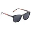 Lunettes De Soleil AZR Money Vernie Noir Ecaille Gris Polarized