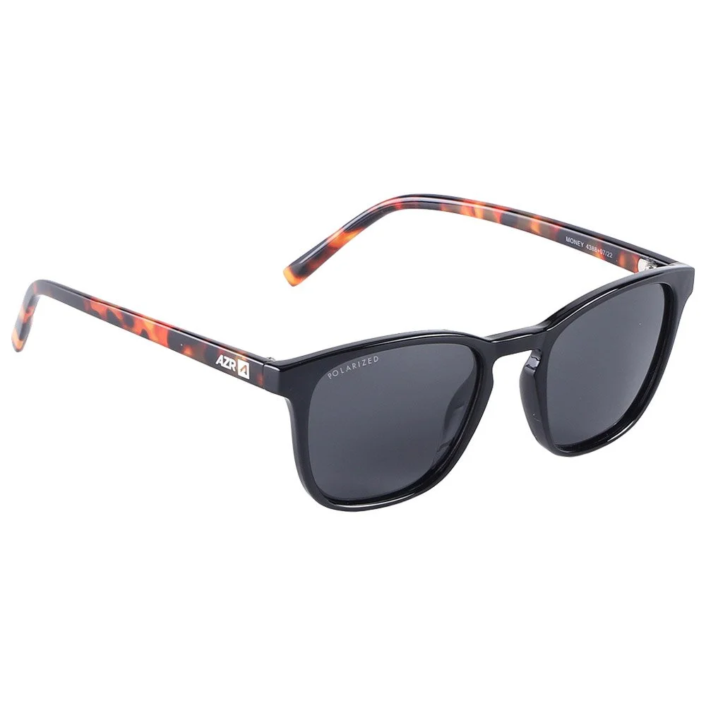 Lunettes De Soleil AZR Money Vernie Noir Ecaille Gris Polarized 3 Lunettes De Soleil AZR Money Vernie Noir Ecaille Gris Polarized