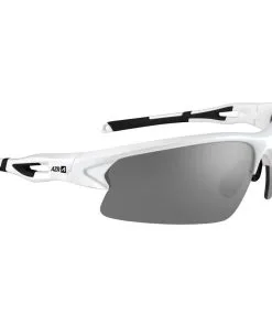 Lunettes De Soleil AZR Huez Vernie Blanc Gris Miroir