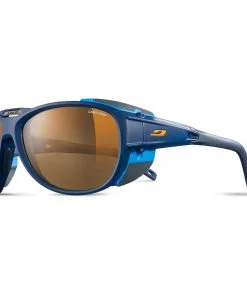 Lunettes De Soleil Julbo Explorer 2.0 Mat Bleu Foncé Reactiv High-Mountain 2-4