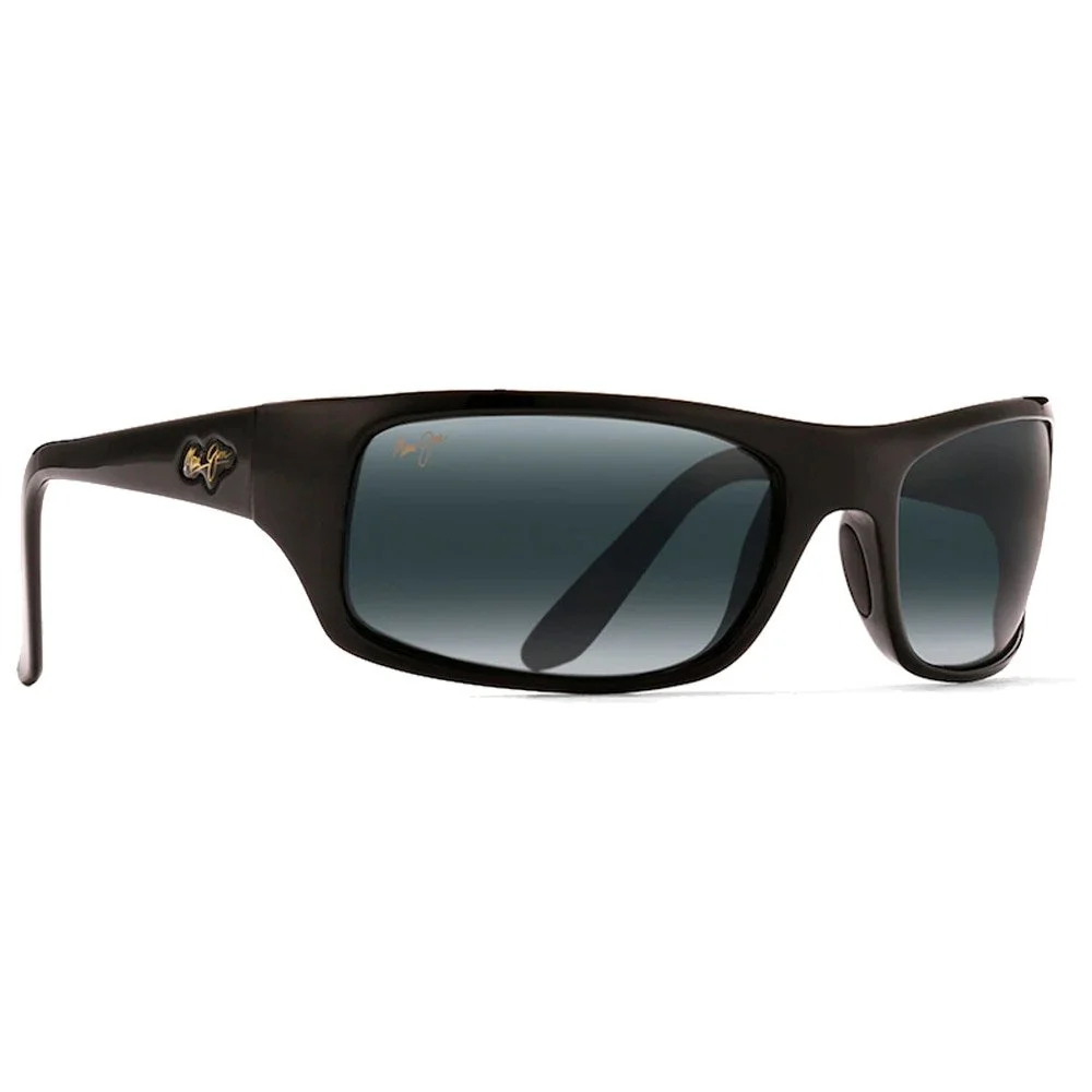 Lunettes De Soleil Maui Jim Peahi Noir Brillant Gris Neutre Minéral Superthin 3 Lunettes De Soleil Maui Jim Peahi Noir Brillant Gris Neutre Minéral Superthin
