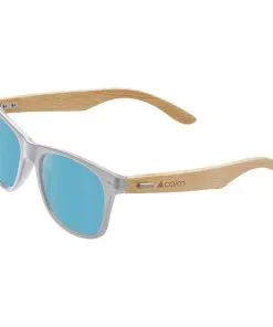 Lunettes De Soleil Cairn Hybrid Mat White Transparent Blue