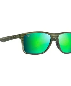 Lunettes De Soleil Maui Jim Onshore Olive Dégradé MauiGreen Minéral SuperThin
