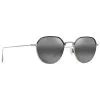Lunettes De Soleil Maui Jim Island Eyes Titane Gris Neutre MauiBrilliant