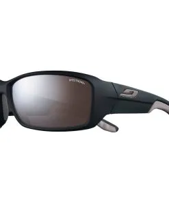 Lunettes De Soleil Julbo Run Noir Mat Gris Spectron 3+ Silver Flash