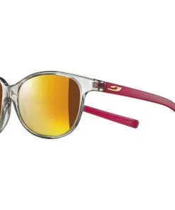 Lunettes De Soleil Julbo Lizzy Gris Translucide Rouge Mat Spectron 3cf
