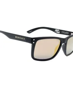 Lunettes De Soleil Mundaka Optic Pozz' Mat Black Smoke Ic Polarized Gold Revo