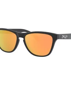 Lunettes De Soleil Oakley Frogskins Xs Matte Black Prizm Rose Gold