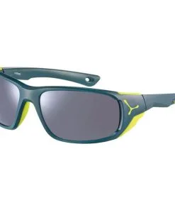 Cébé Lunettes De Soleil Cebe Jorasses L Petrol Lime Matte Zone Brown Cat.4 Silver