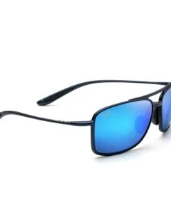 Lunettes De Soleil Maui Jim Kaupo Gap Matte Blue Blue Hawaii Mauibrilliant