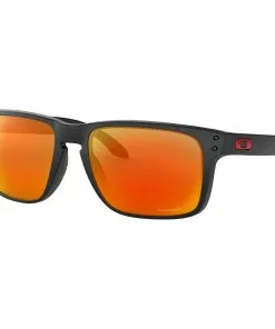Lunettes De Soleil Oakley Holbrook XL Matte Matte Black Prizm Ruby
