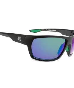 Lunettes De Soleil Mundaka Optic Cierzo Matte Black Smoke Green Revo Cx Polarized